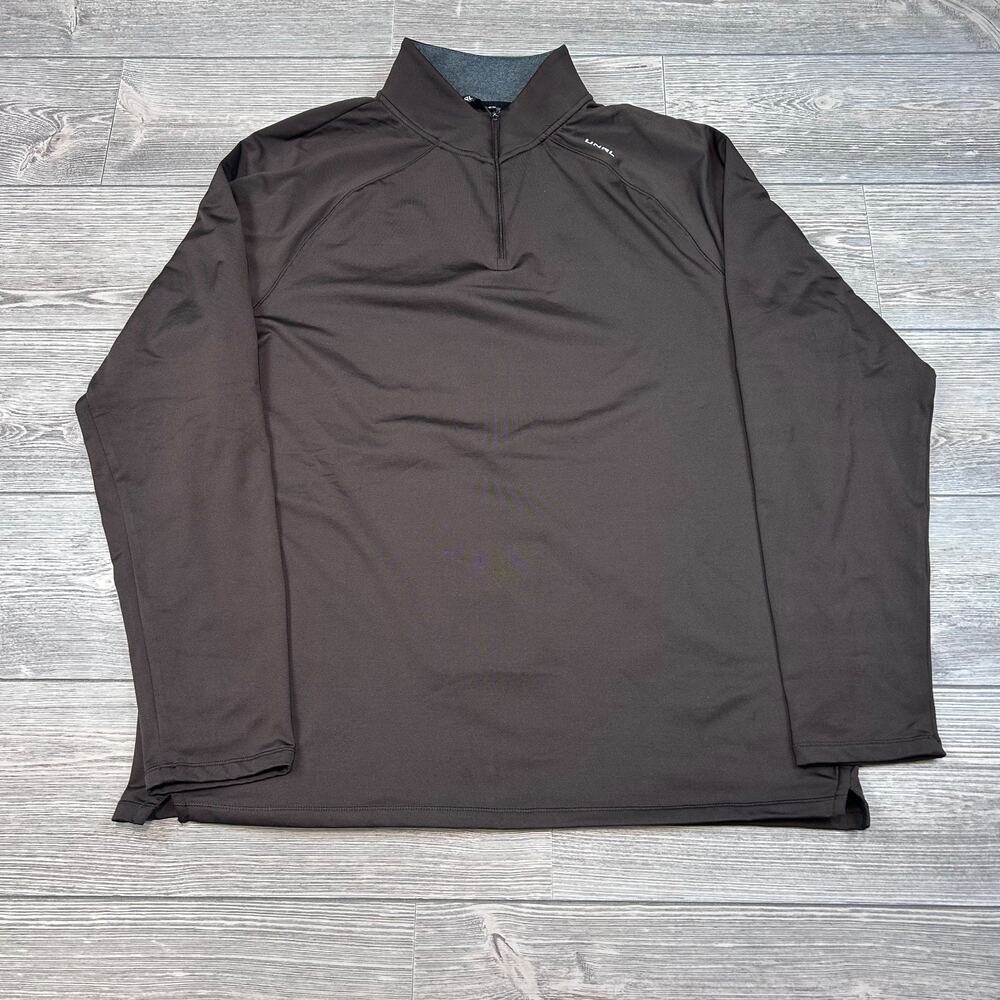 UNRL Performance 1/4 Zip Brown XL EUC